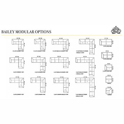 Alexander & James Bailey Corner Group Sofa Kings